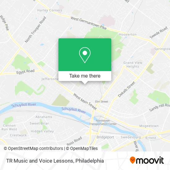 TR Music and Voice Lessons map