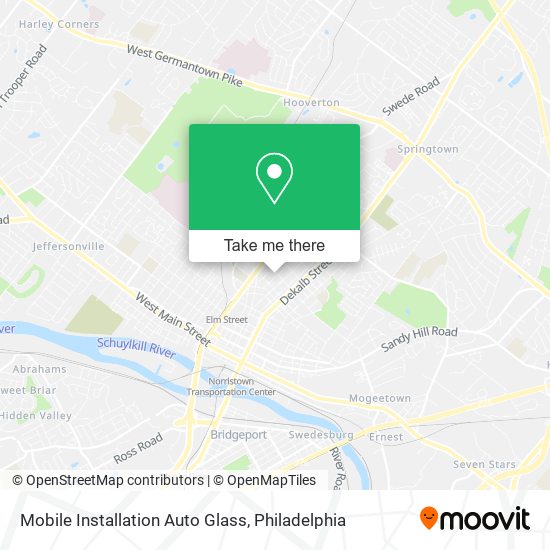 Mapa de Mobile Installation Auto Glass