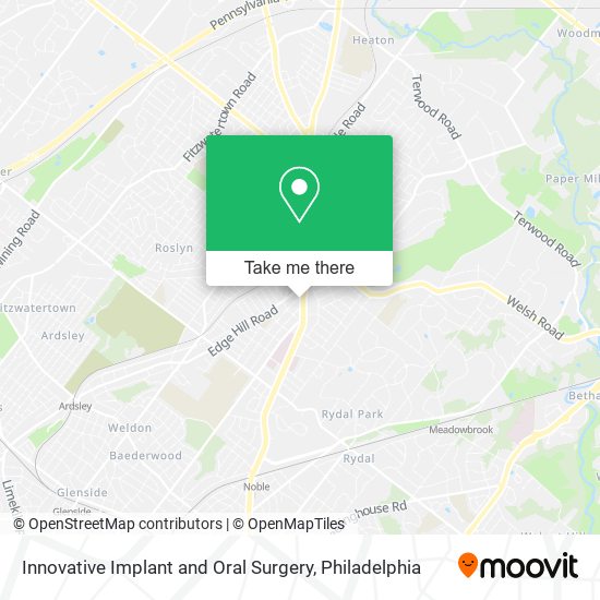 Mapa de Innovative Implant and Oral Surgery