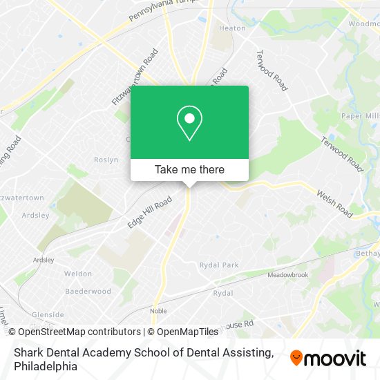 Mapa de Shark Dental Academy School of Dental Assisting