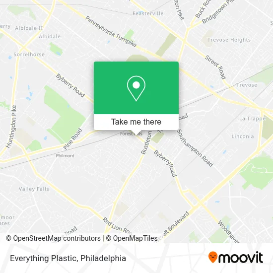 Everything Plastic map
