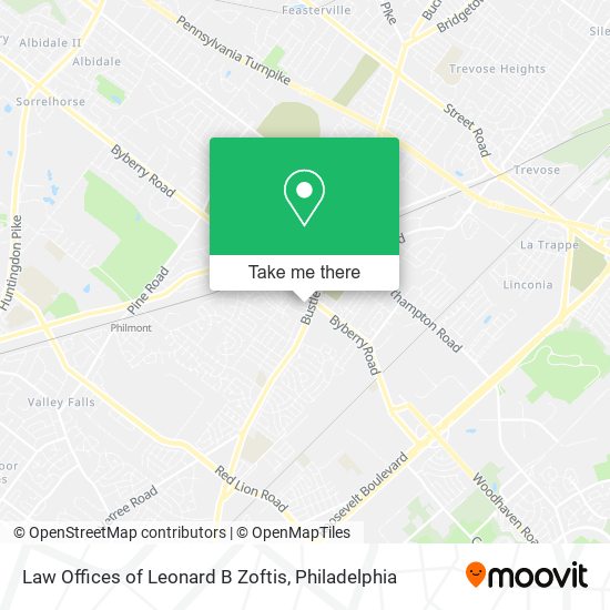 Mapa de Law Offices of Leonard B Zoftis