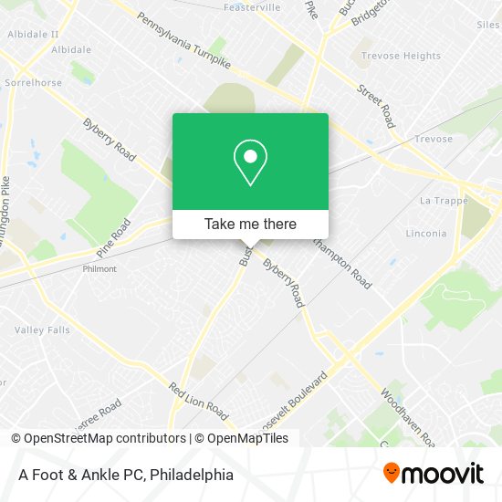 A Foot & Ankle PC map