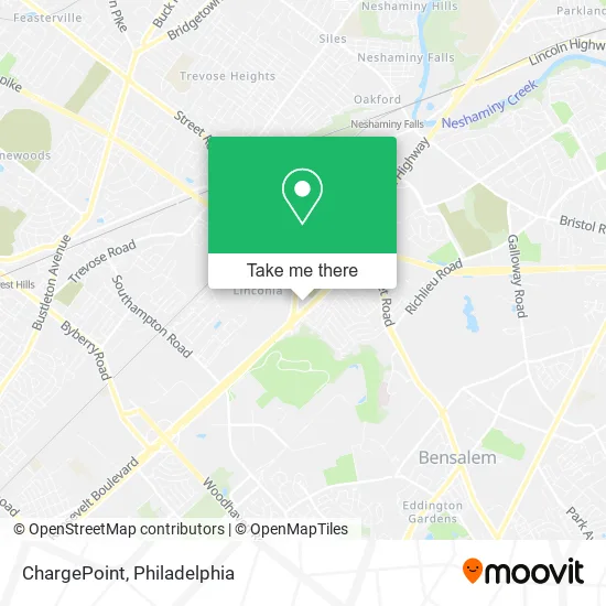 ChargePoint map