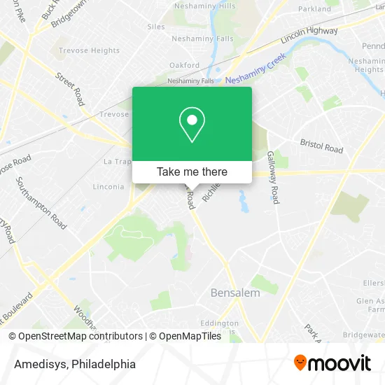 Amedisys map