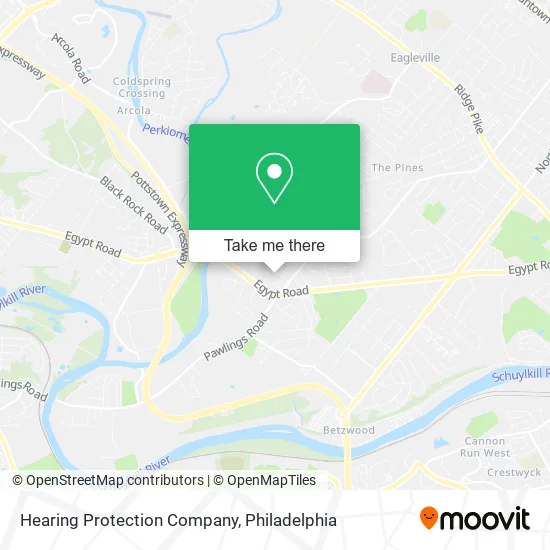 Hearing Protection Company map