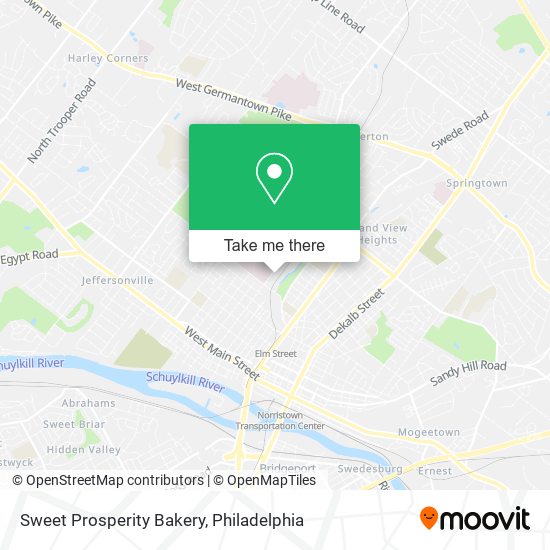 Sweet Prosperity Bakery map