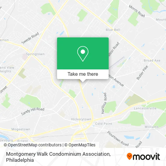 Montgomery Walk Condominium Association map