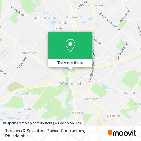 Mapa de Tedesco & Silvestera Paving Contractors