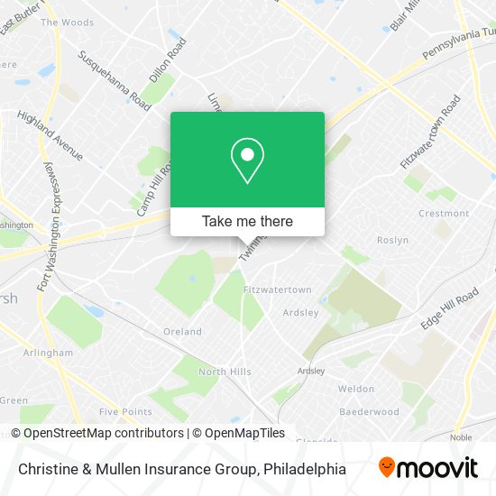 Mapa de Christine & Mullen Insurance Group