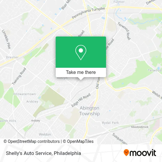 Shelly's Auto Service map