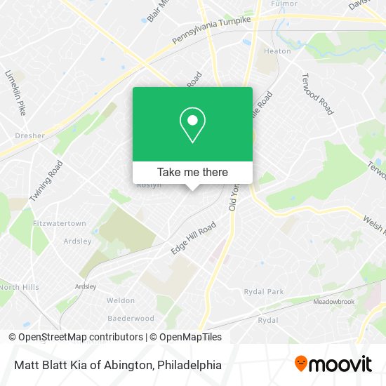 Mapa de Matt Blatt Kia of Abington