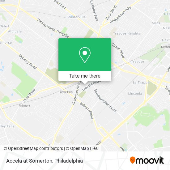 Mapa de Accela at Somerton