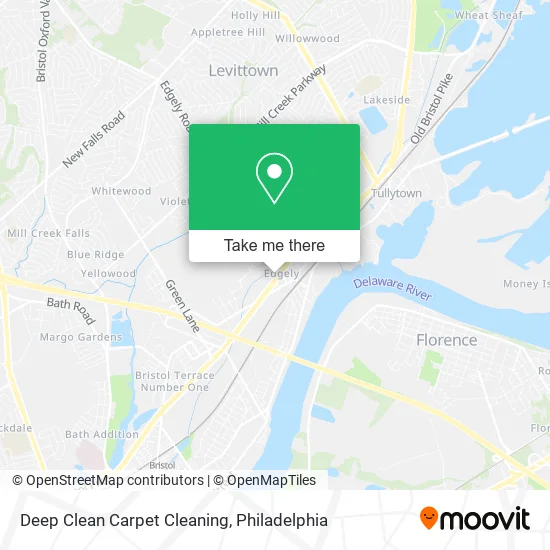 Deep Clean Carpet Cleaning map