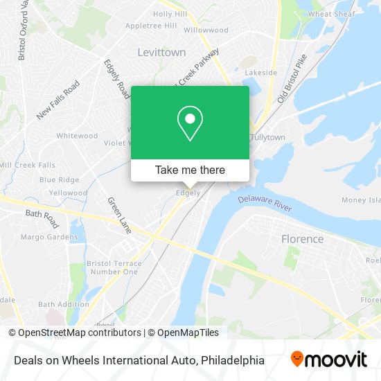 Deals on Wheels International Auto map