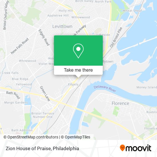 Zion House of Praise map
