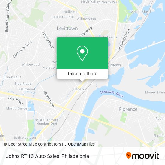 Johns RT 13 Auto Sales map