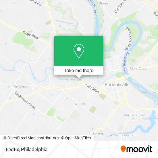 FedEx map