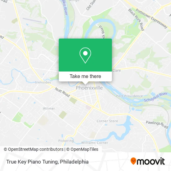 Mapa de True Key Piano Tuning