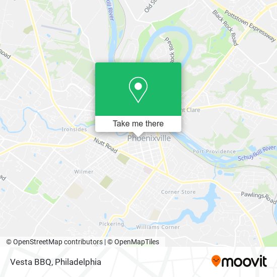 Mapa de Vesta BBQ
