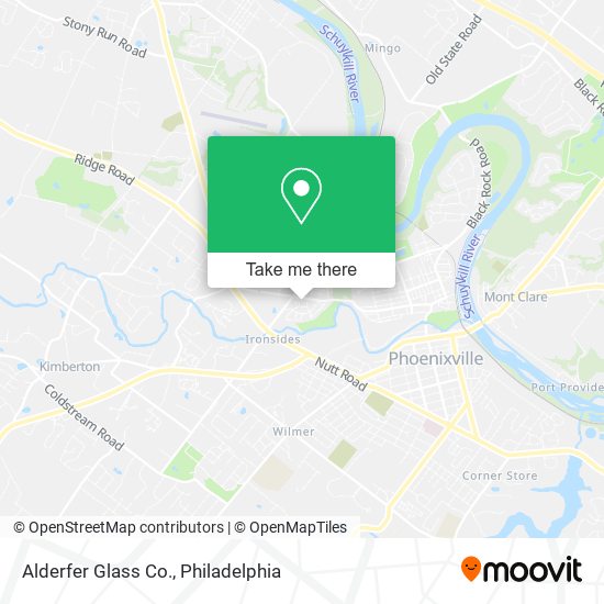 Mapa de Alderfer Glass Co.