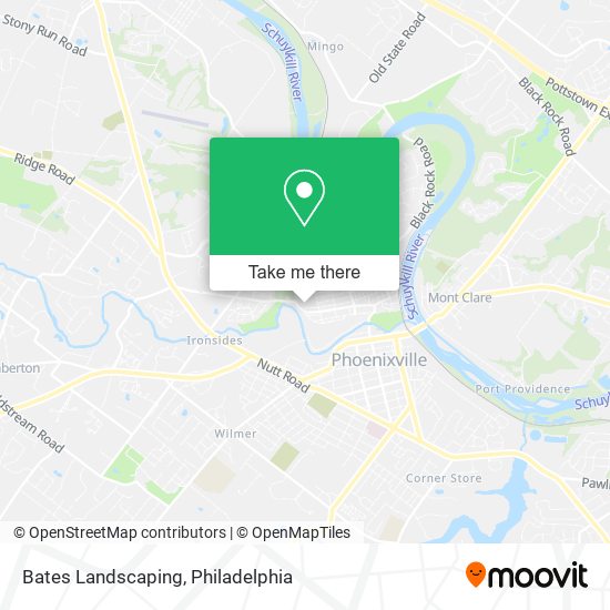 Mapa de Bates Landscaping