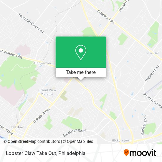 Mapa de Lobster Claw Take Out
