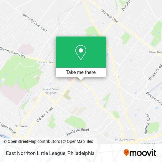 East Norriton Little League map