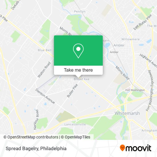 Spread Bagelry map