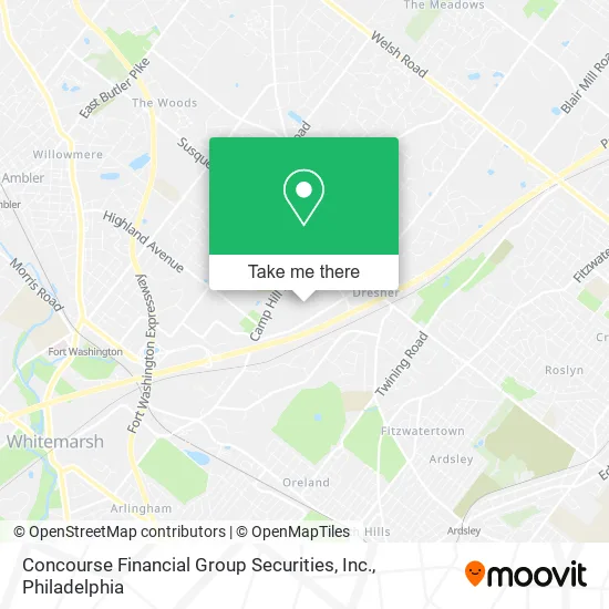 Concourse Financial Group Securities, Inc. map