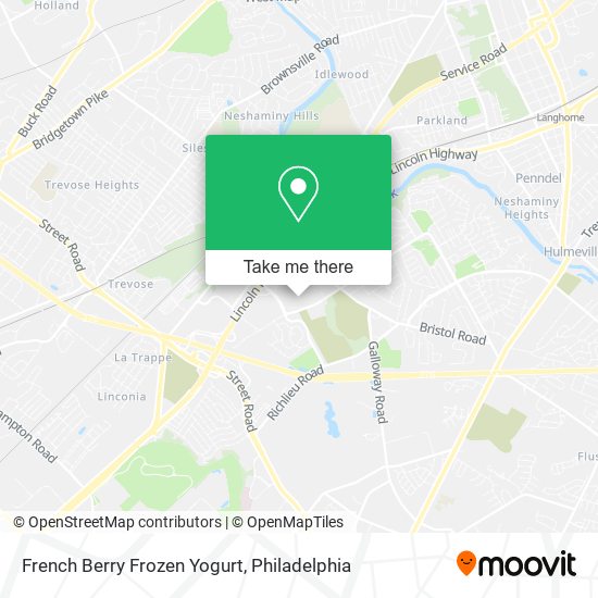 French Berry Frozen Yogurt map