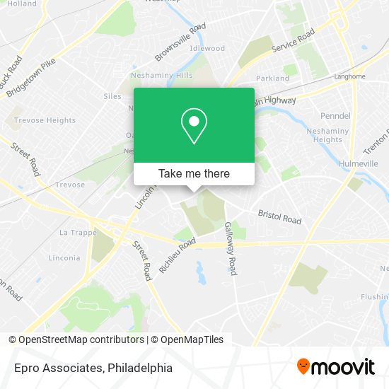Mapa de Epro Associates