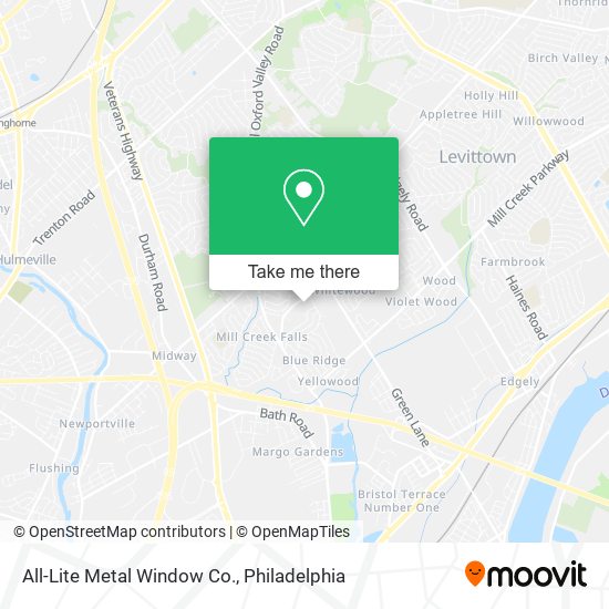 Mapa de All-Lite Metal Window Co.