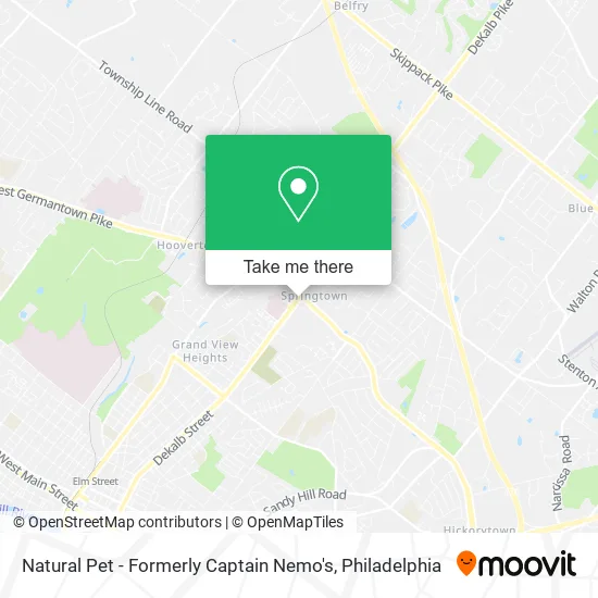 Natural Pet - Formerly Captain Nemo's map