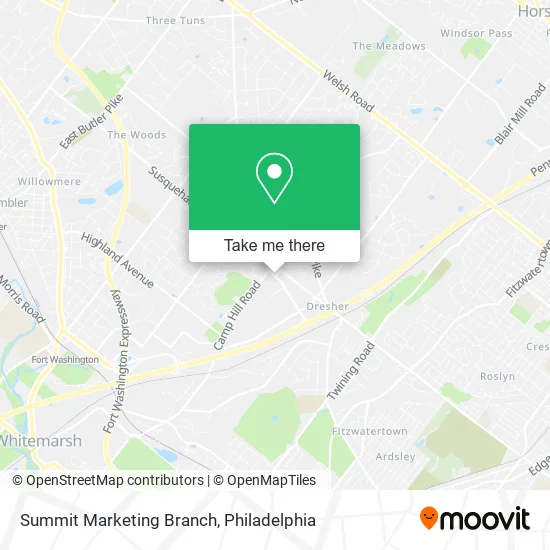 Summit Marketing Branch map
