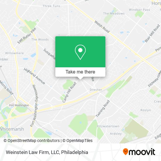 Mapa de Weinstein Law Firm, LLC
