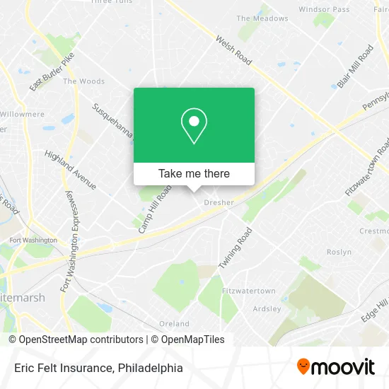 Eric Felt Insurance map