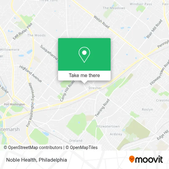 Noble Health map