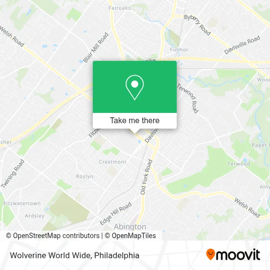 Wolverine World Wide map