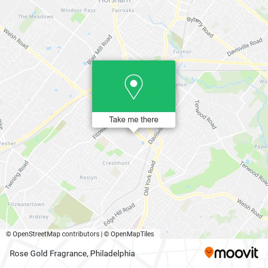 Rose Gold Fragrance map