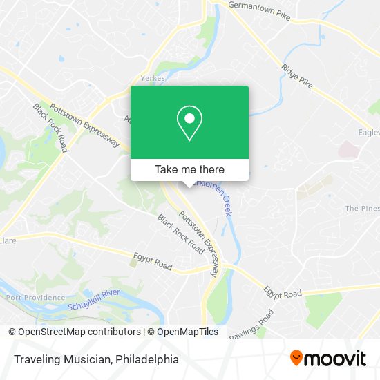 Traveling Musician map