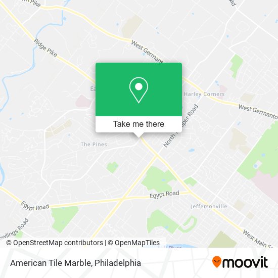 American Tile Marble map