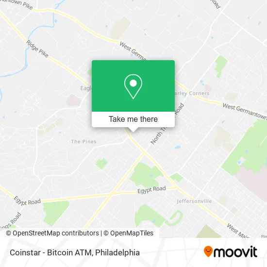 Coinstar - Bitcoin ATM map