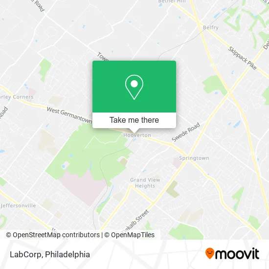 LabCorp map