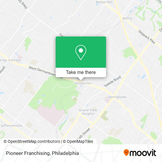 Pioneer Franchising map