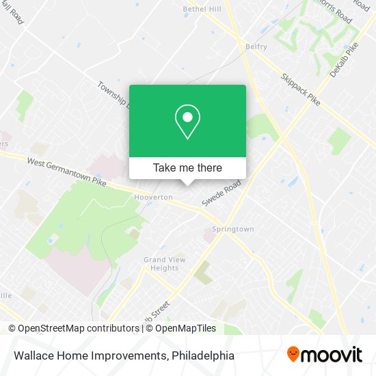 Wallace Home Improvements map