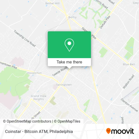 Coinstar - Bitcoin ATM map
