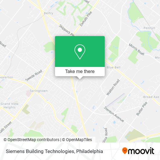 Siemens Building Technologies map