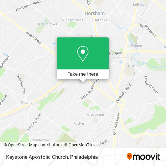Keystone Apostolic Church map