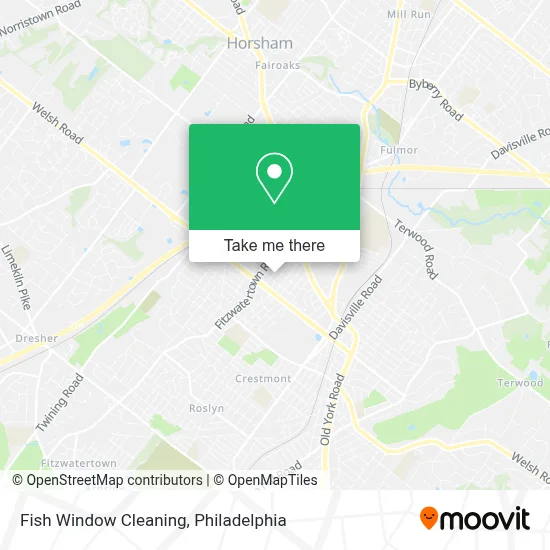 Fish Window Cleaning map